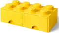 Contenitore LEGO Brick 8 Cassetto Giallo