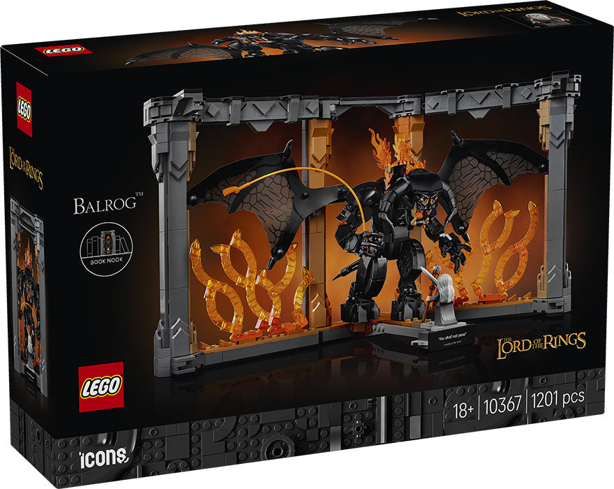 10367 Il Signore degli Anelli Book Nook del Balrog