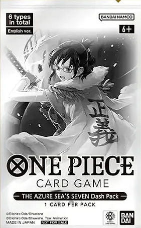 One Piece ENG The Azure Sea's Seven Dash Pack Promo 1 Busta
