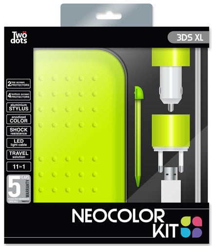 TWO DOTS Kit Color Green 3DS XL