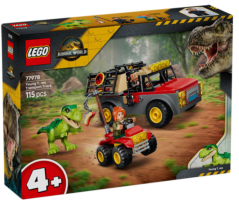 77978 Jurassic World Camion da Trasporto per Giovane T. Rex