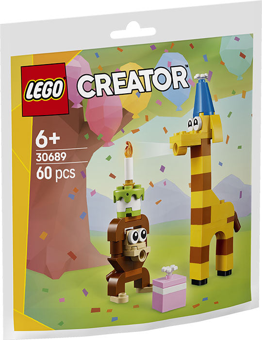 30689 Polybag Creator Animali della Festa di Compleanno