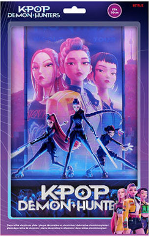 Targa in Alluminio KPop Demon Hunters