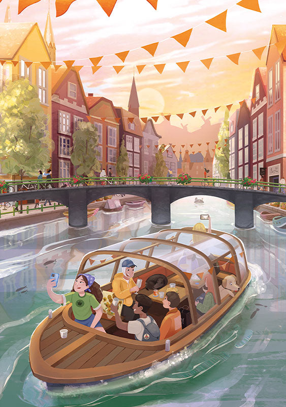 Puzzle 1000pz World Tour Amsterdam