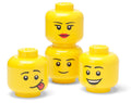 Contenitore LEGO Testa 4pz