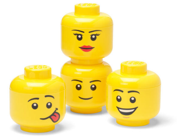 Contenitore LEGO Testa 4pz