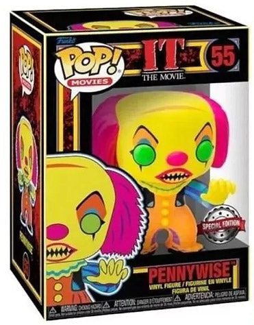 FUNKO POPS IT Pennywise Blacklight 55