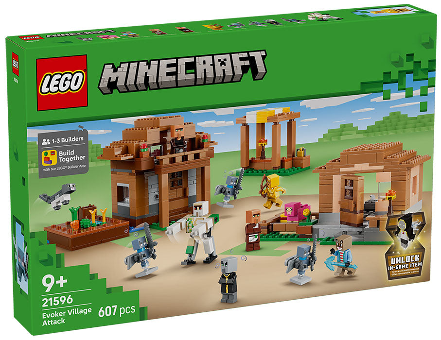 21596 Minecraft Attacco al Villaggio dell'Evocatore