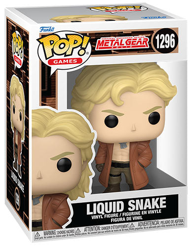 FUNKO POP Metal Gear Solid Liquid Snake 1296