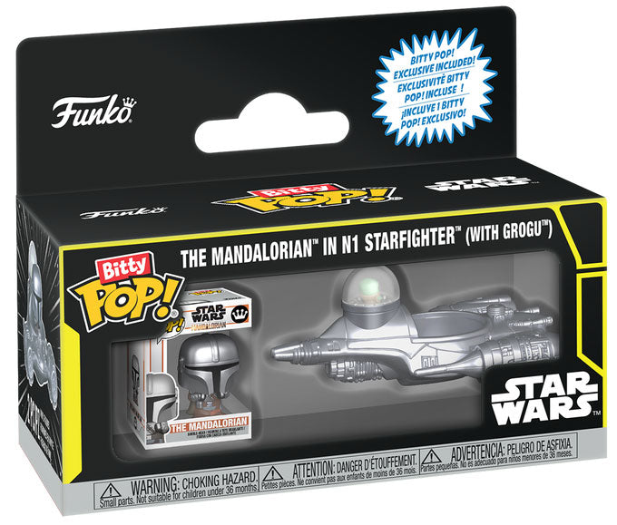FUNKO BITTY POP Rides Star Wars The Mandalorian Starfighter