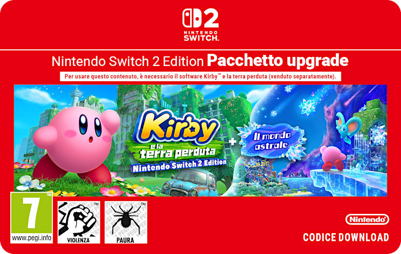 Kirby and  Forgotten Land+Star-Crossed W.Upg Pack Switch PIN