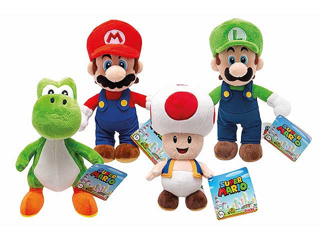 Peluche Personaggi Super Mario Assortimento 20cm