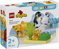10442 Duplo Town Famiglie di Animali: Pinguini e Leoni
