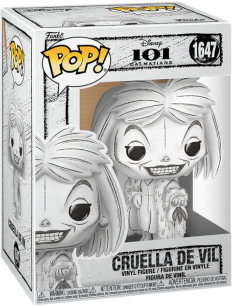 FUNKO POP Disney Crudelia De Mon (Sketch) 1647