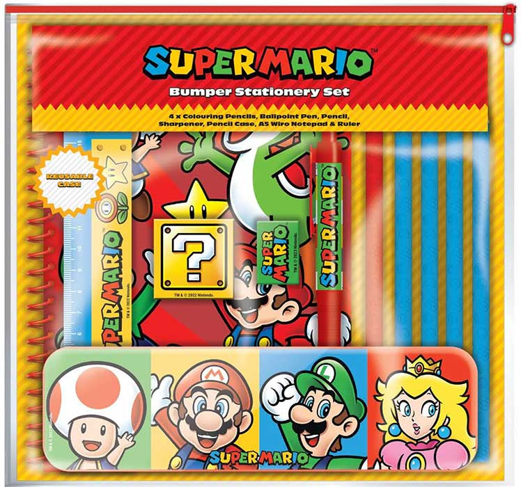 Set Cancelleria Super Mario (Core Colour Block)