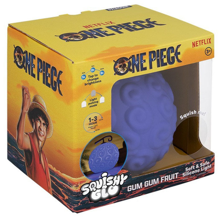 Paladone Lampada SquishyGlo Silicone One Piece Gum Gum Fruit