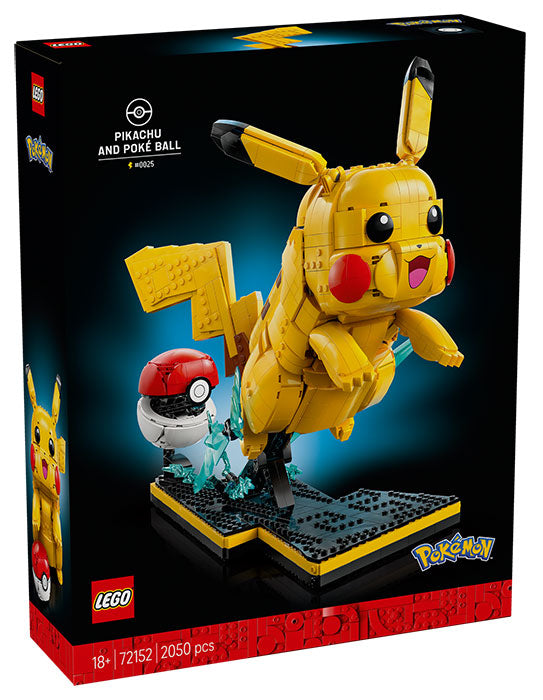 72152 Pokemon Pikachu e Poke Ball