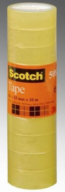 Scotch Trasparente 15mm x 10mt Confezione 10pz