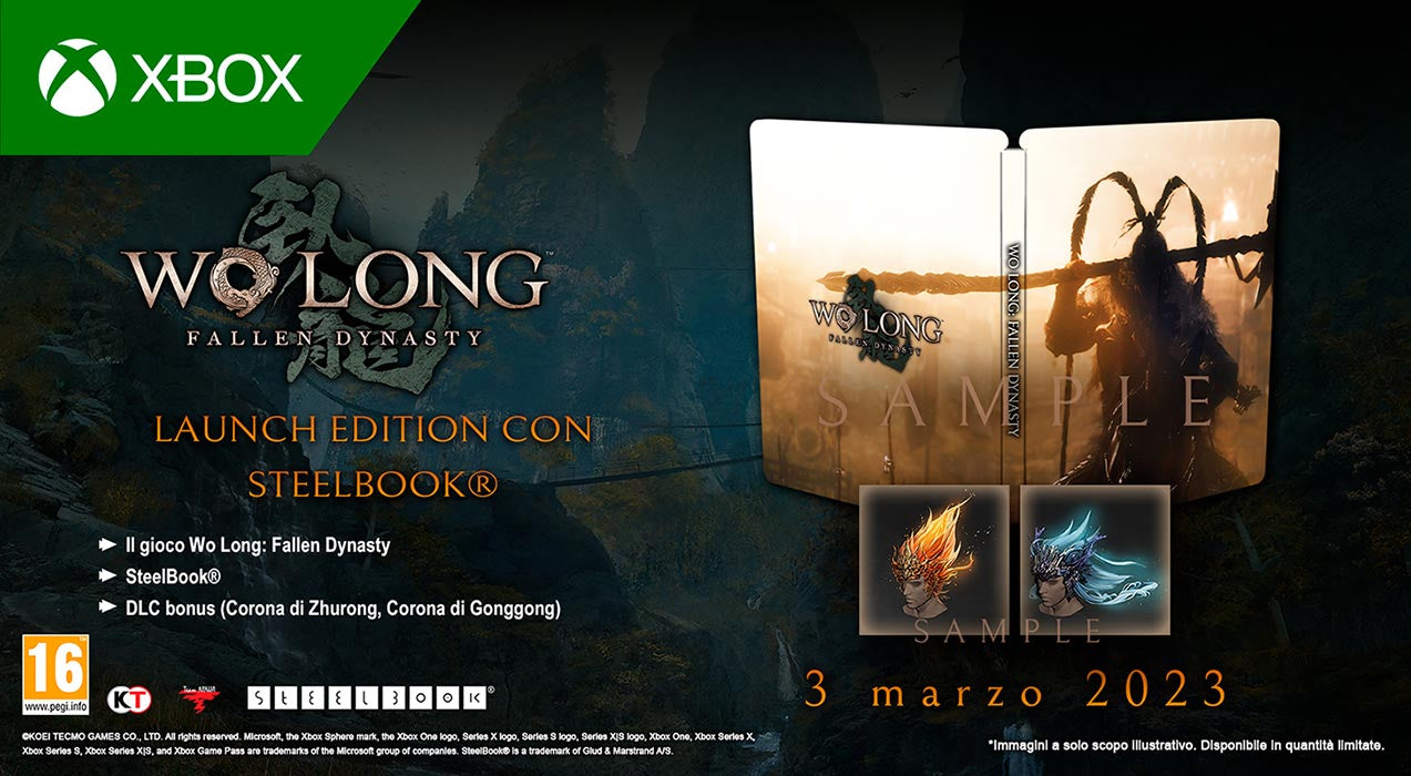 Wo Long Fallen Dynasty Steelbook Edition