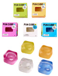 Squishy Fan Cube 6cm 1pz Assortimento