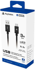 HORI PS5 Cavo di Ricarica da USB-A a USB-C 3m