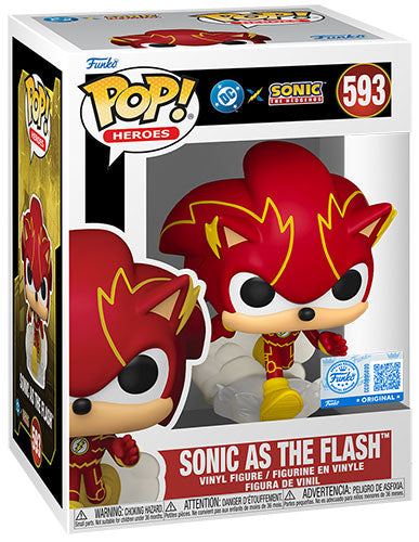 FUNKO POP Sonic x Justice League Sonic as The Flash 593