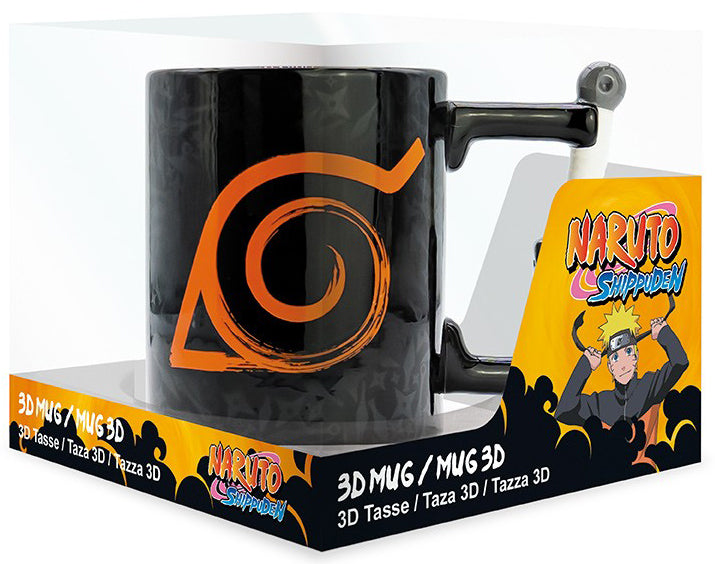 Tazza 3D Naruto Shippuden Kunai Konoha