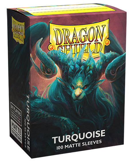 DRAGON SHIELD Bustine Standard Matte Turquoise Atebeck 100pz