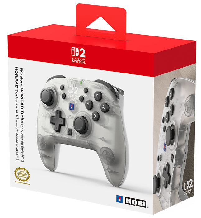 HORI SWITCH 2 Controller Wireless Horipad Turbo Frost