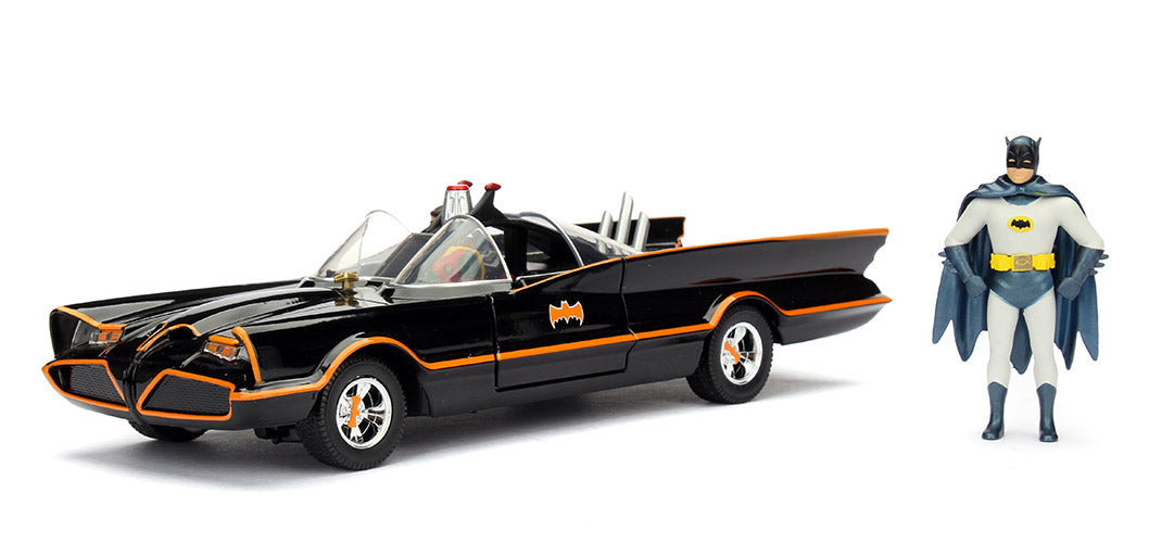 JADA Batman 1966 Batmobile Die-Cast Scala 1:24+Batman