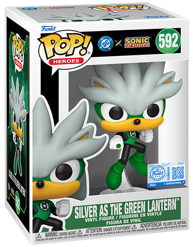 FUNKO POP Sonic x Justice League Silver as Green Lantern 592