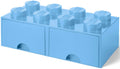 Contenitore LEGO Cassetto Brick 8 Azzurro