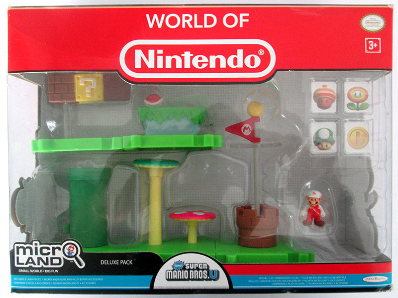 Micro Figure Nintendo Playset Fire Mario