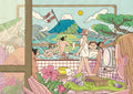 Puzzle 1000pz Japan Tour Le Acque di Fuji