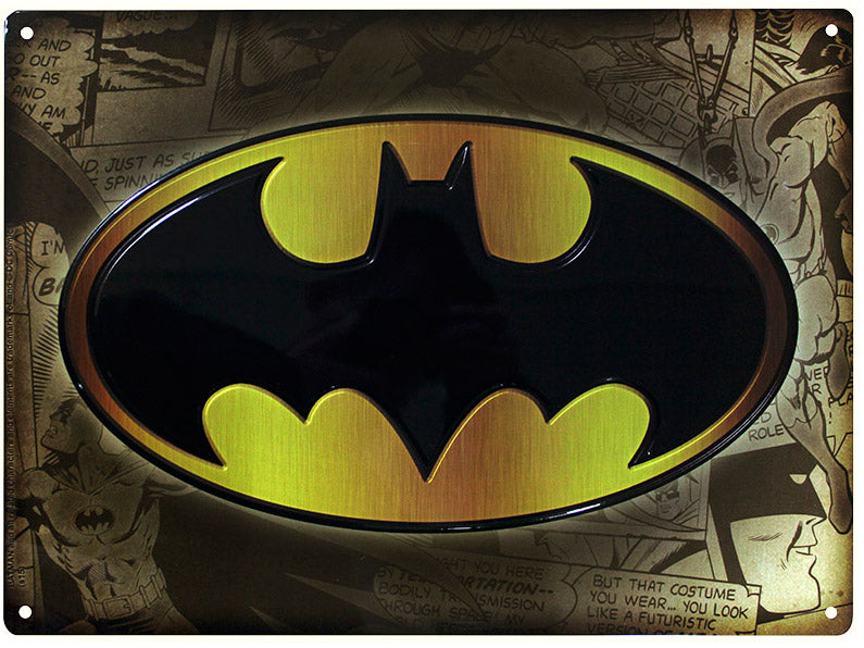 Targa Metallica DC Comics - Batman