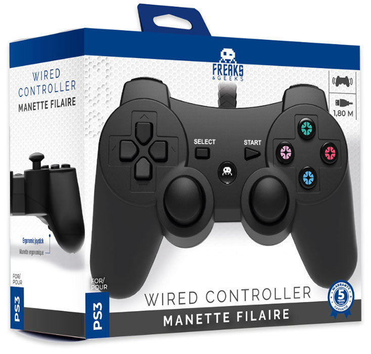 FREAKS PS3/PC Controller Wired Nero V2