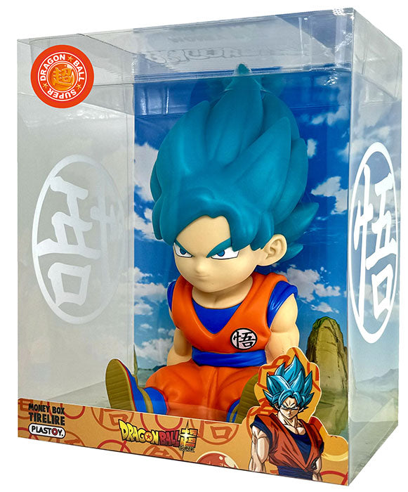 PLASTOY Salvadanaio Dragon Ball Son Goku Super Saiyan Blue