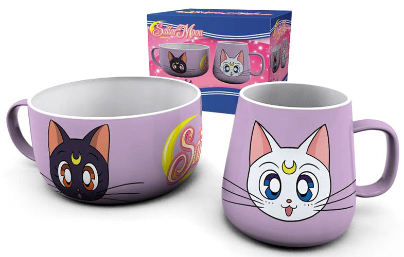 Gift Set 2 in 1 Sailor Moon Luna & Artemis Breakfast