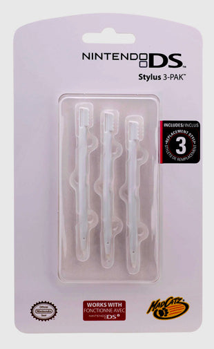 MAD CATZ DSi DSLite Stylus 3 Pak white