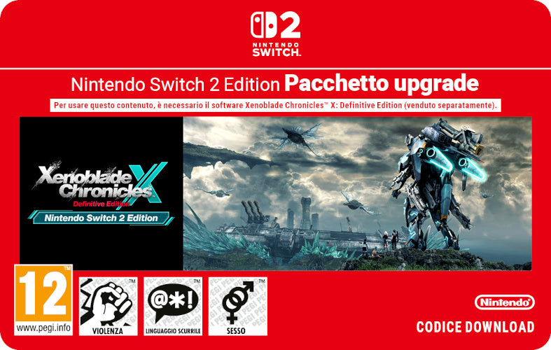 Xenoblade Chronicles X Definitive Ed. Upg. Pack Switch 2 PIN