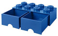 Contenitore LEGO Cassetto Brick 8 Blu