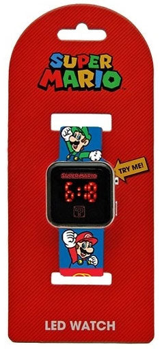 Orologio da Polso Digitale LED Super Mario & Luigi