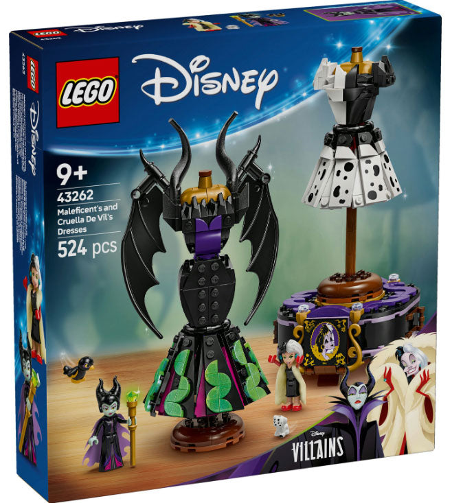 43262 Disney Villains Abiti di Malefica e Crudelia De Mon