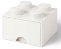 Contenitore LEGO Brick 4 Cassetto Bianco