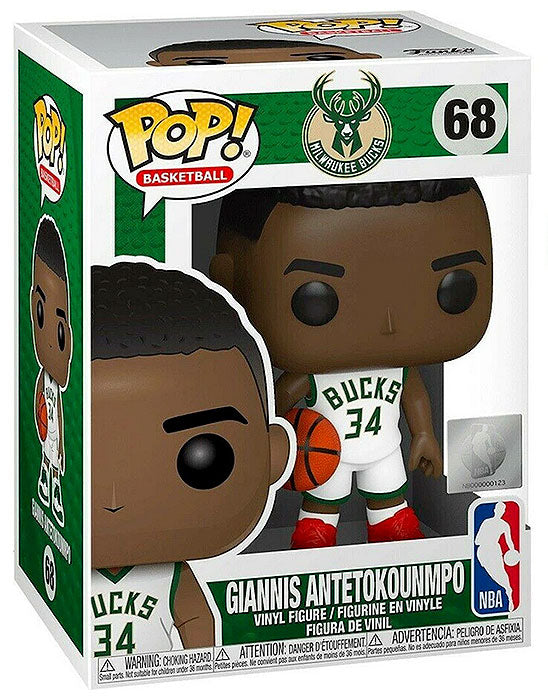 FUNKO POP NBA Milwaukee Bucks Giannis Antetokounmpo 68