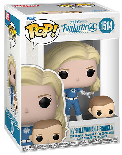 FUNKO POP Fantastici 4 Invisible Woman w/Franklin 1514