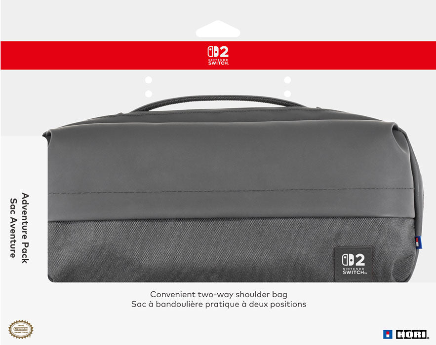 HORI SWITCH 2/SWITCH Borsa a Tracolla Adventure Pack Nera