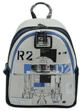 FUNKO Loungefly Mini Zaino Star Wars R2-D2 Lights Up