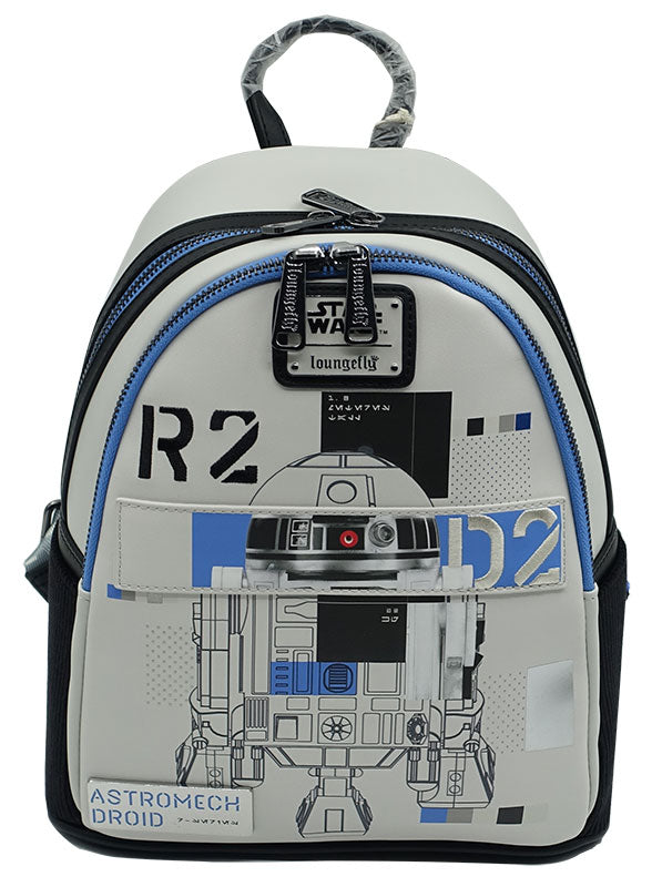 FUNKO Loungefly Mini Zaino Star Wars R2-D2 Lights Up