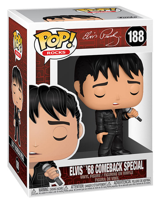 FUNKO POP Elvis Presley '68 Comeback Special 188